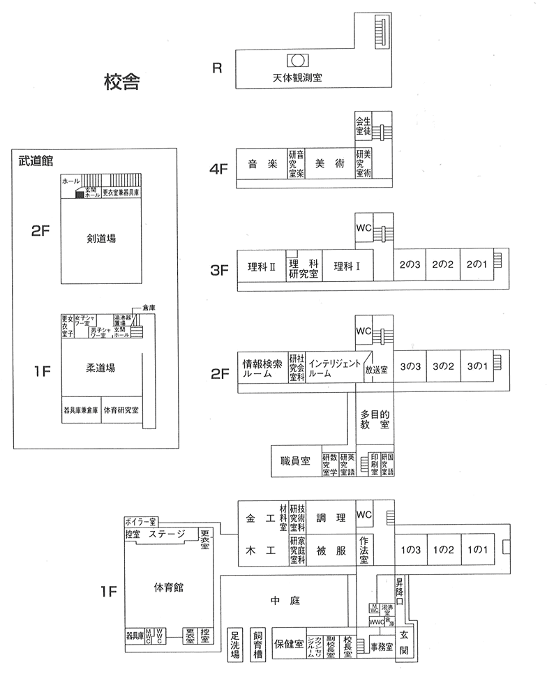 学校平面図